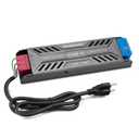 LED Power Supply 12V 200W with Plug Ultra Slim LED Driver 110V AC to 12V DC 16.6A 200 Watt Quiet Low Volt Converter LEDs Transformer Constant Voltage for LEDs Strip Light, Indoor