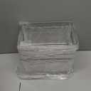 Clear Plastic Storage Bins, Pantry Organizers and Storage or Kitchen Organization and Storage Containers Bins for Organizing, Fridge, Freezer, Bathroom, Pantries, Refrigerator, Cabinet Organizer Bin (11 x 7.5 x 6)