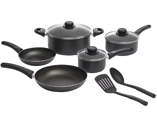 GoodCook 10pc Everyday Nonstick Cookware Set