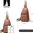Sling Bag Crossbody Bags for Women Fanny Packs Purse Backpack Casual Daypacks for Travel Work Shopping