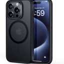 ESR iPhone 15 Pro Case with MagSafe - Military-Grade Protection, Yellowing Resistant, Scratch-Resistant Back, Magnetic Phone Case for iPhone 15 Pro, Classic Series, Frosted Black