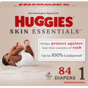 Huggies Size 1 Diapers, Skin Essentials Baby Diapers, Size 1 (814 lbs), 84 Count