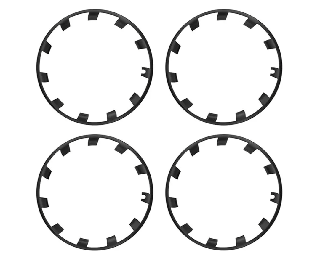 for Tesla Model Y 21 Inch Wheel Rim Protector Hubcaps Uberturbine Wheels Rim Cover Tire Trim Rings Matte Black 4Pcs Model Y Accessories Black
