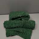 Kevin Textile Pack of 2 Corduroy Decorative Throw Pillow Covers 22x22 Inch Soft Boho Striped Pillow Covers Modern Farmhouse Home Decor for Spring Sofa Living Room Couch Bed Dark Green