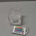 Ocean Wave Ceiling Projector,16 Colors Ocean Wave Light Projector, Water Ripple Ambient Night Light with Remote, Touch Control Aurora Projector Non-Wood for Bedroom,Room Decor,Kids Room (Cubic)