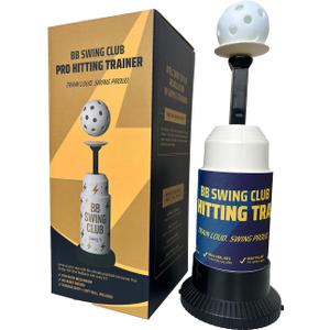 Pop-Up Baseball Trainer for Hitting Practice, Pro Hitting Training Equipment with Ball Launcher Action, Skill Development Tool for Timing & Contact