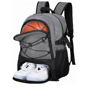 LARIPOP Basketball Bag,Basketball Backpack with Shoe Compartment and Ball Holder,Sport Bags for Soccer,Volleyball,Gym,Travel