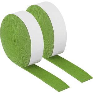 uxcell Felt Strips with Adhesive Backing, 2 Rolls 1" x 193" x 0.06" Anti Scratch Furniture Felt Tapes Self-Stick Pads for Protecting Hardwood Floor, Green