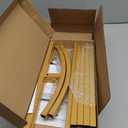 Putros Metal Arch Backdrop Stand Gold Wedding Arch Stand Set of 2 (7.2FT/6FT) Square Arched Frame for Birthday Party Graduation Ceremony Decoration