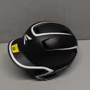 Easton | Z5 2.0 Batting Helmet | Baseball | Senior (7 1/ 8" - 7 1/ 2") | Matte Two-Tone Black/ White