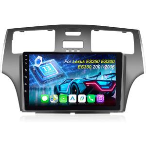 NHOPEEW [2+64G] for Lexus ES300 ES330 ES250 2001-2006 Android Car Radio with Wireless Carplay and Android Auto - 9 Inch Touch Screen Car Stereo - DSP/WiFi/GPS/SWC/Bluetooth + AHD Backup Camera