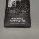 3 Pack Wrapping Paper Cutter & 10 Replaceable Blades, Safety Sliding Gift Wrap Cutter, Effortless Utility Cutting Tool for Christmas, Holidays, Birthdays, Window Tint, Car Wrap, Craft Making