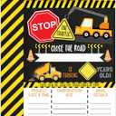Your Main Event Prints Construction Boy Birthday Invitations - Dump Truck Party Invites - 20 Invitations - Envelopes Not Included