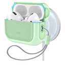 ESR for AirPods Pro 2 Case, Compatible with Airpods Pro Case 2nd / 1st Generation (2023/2022/2019), Compatible with MagSafe, Full Drop Protection Cover with Lanyard, Light Green
