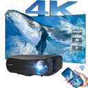 Smart 4K Projector 1000ANSI High Lumen Android LCD Projector with Bluetooth 5G WiFi, Native 1080P Full HD Home Projectors for Gaming Netflix Prime Video, with HDMI USB VGA 2G+16G Rom