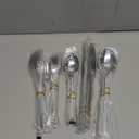 KINGSTONE Silverware Set, 20 Piece Flatware Cutlery Set for 4, 18/10 Stainless Steel Silverware Mirror Polished Dishwasher Safe for Home, Restaurant, Wedding, Party(Silver, 20 pieces for 4)