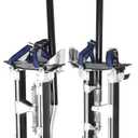 15-23 Inch Aluminum Alloy Drywall Stilts with Black for Working at High Places (Black,15-23 Inch)