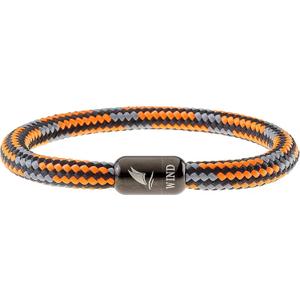 WIND PASSION - Paracord Bracelet for Men & Women | Nautical Bracelet Inspired by Sailor Sea Apparel | Handmade with Braided Rope and Magnetic Clasp | For Men and Women looking for a Sports, Athletic or Surf Style | Waterproof Resistant | (X-Large ( Wrist size: 7.65 - 8.43 inch ), Black Magnet - Dakar)