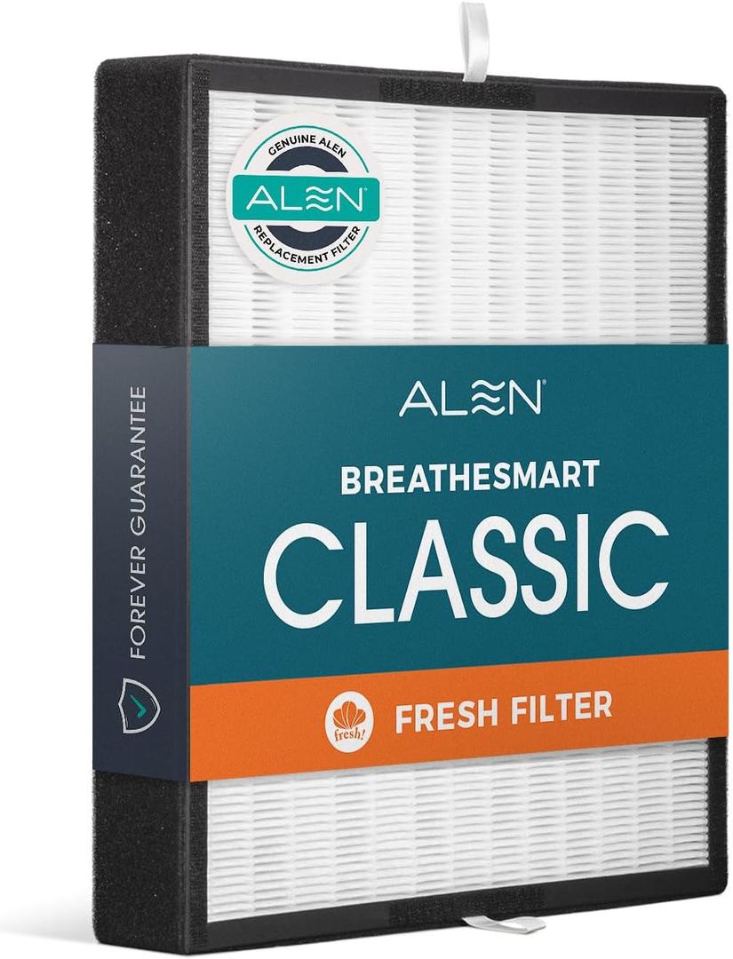 Alen Air Filter BF35-Fresh Replacement HEPA Filter for BreatheSmart Classic Air Purifier - Captures Allergens, Dust, & Mold + Odors & Smoke (1 Filter)