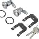 Motoforti 1 Set DL15500 Car Door Lock Cylinder W/Keys for Ford F100 1965-1979 for Ford F150 1975-1979 for Ford F250 F350 1965-1979 Long-lasting