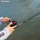 KastKing Brutus Twin-Tip SpinCast Fishing Combos, 6'6'' M Twin Tips Rod, Size 30