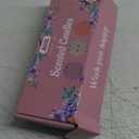 Candles Gifts for Women 3 Pack 2.5 oz Natural Floral Lavender Cherry and Rose Candles Set, Aromatherapy Candles for Home Scented, Portable Small Jar Candles Set for Travel, Spa, Bath, Yoga