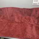 Amearea Modern Area Rugs for Bedroom Living Room, 4x6 Feet Red Thickened Memory Foam Rug, Fluffy Indoor Washable Rugs Non Slip Minimalist Carpet for Kids Boys Girls Dorm Nursery Room Decor