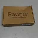 Ravinte 20 Pack Solid Single Hole Kitchen Round Cabinet Knobs Brushed Nickel Pulls Drawer Knobs Kitchen Cabinet Hardware Handles