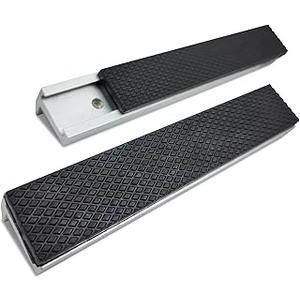 6" Bench Vise Jaws, Strong Magnetic Vice Jaw Covers Protectors, Multi-Purpose Protector for 6" Metal Vice, 1 Pair, Silver