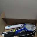 HIRALIY Badminton Rackets Set for Backyards, Badminton Set, Includ 2/4 Rackets, 6/12 Birdies, 1 Carrying Bag, Outdoor Game for Adult Family Beginner