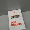 Pet Parents Washable Dog Diapers (3pack) + Extendrs of Durable Doggie Diapers, Premium Dog Diapers Female (Medium, Natural) 