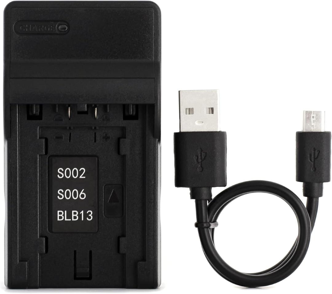Norifon CGA-S002 USB Charger for Panasonic Lumix DMC-FZ15, DMC-FZ18, DMC-FZ2, DMC-FZ20, DMC-FZ28, DMC-FZ3, DMC-FZ30, DMC-FZ35, DMC-FZ38, DMC-FZ4, DMC-FZ5, DMC-FZ7, DMC-FZ8 Camera and More