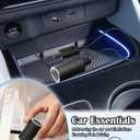 Cigarette Lighter Socket Adapter USB C Male to 12V 12W Max, Car Cigarette Lighter Socket Female Converter Cable, Adjustable 5V 9V 12V for Dash, 1 Pack