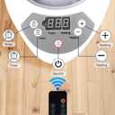 3L Sauna Steamer, Fcc Certified 3L & 1200W Steam Generator, Sauna Steamer Machine with Remote Control, Portable Sauna Steamer with Sturdy Lid And Explosion-Proof Interior, White