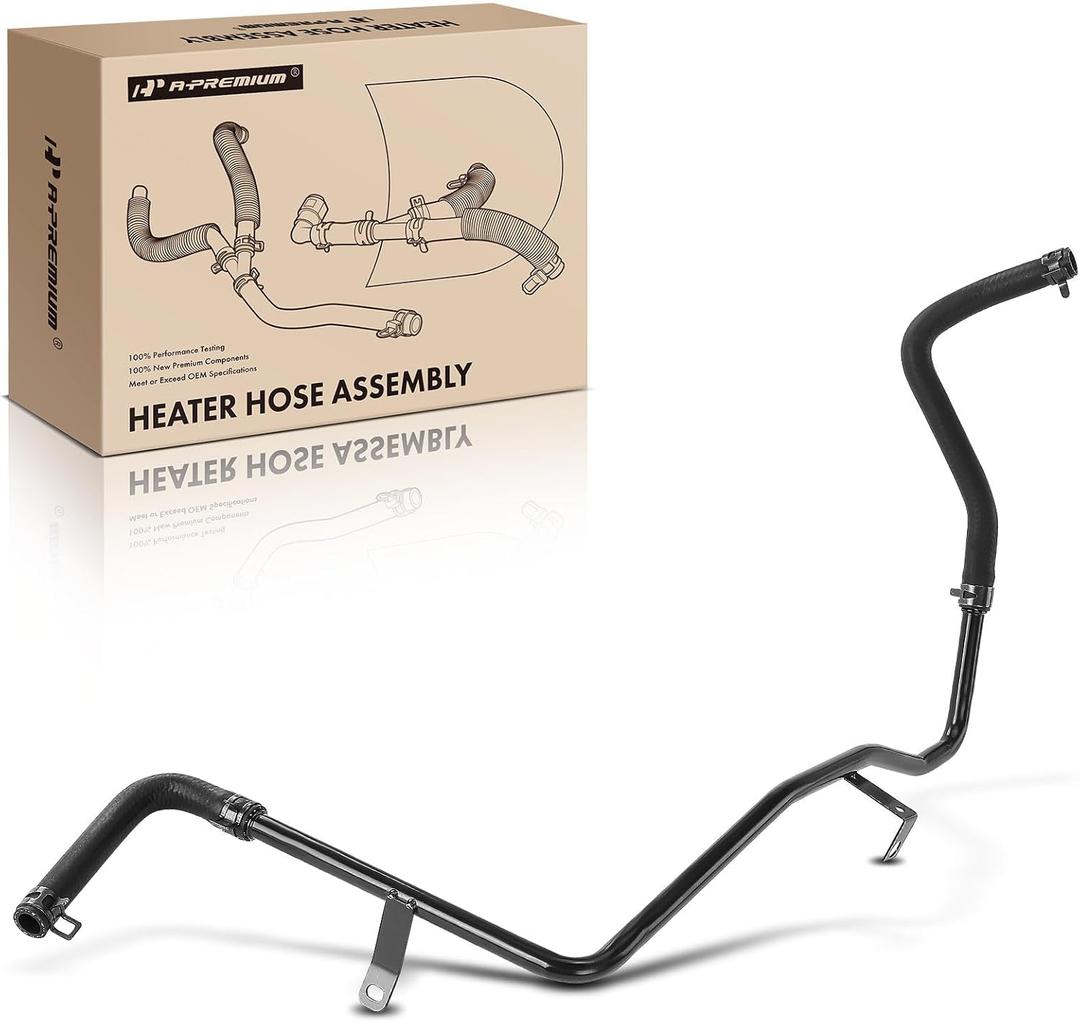 A-Premium Return HVAC Heater Hose Pipe Line Assembly Compatible with Dodge Grand Caravan 2001-2008, Caravan 2001-2007 & Chrysler Town & Country 2001-2008, Voyager 2001-2003, 3.3L 3.8L