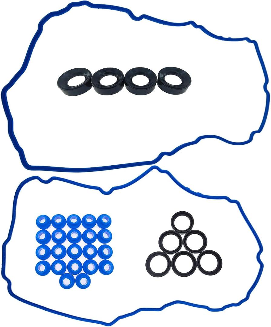 Engine Valve Cover Gasket Set Silicone Material VS50814R Replacement For Ford 2011-2020 Edge Explorer F-150 Flex Mustang Taurus Transit Continental MKS MKT MKX MKZ MV-1 Engine Valve Cover Gasket Set Silicone Material VS50814R Replacement For Ford 2011-2020 Edge Explorer F-150 Flex Mustang Taurus Transit Continental MKS MKT MKX MKZ MV-1