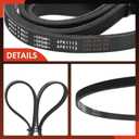 A-Premium 43.84 Inch Serpentine Drive Belt Compatible with Honda, Toyota, Acura, Porsche & Chevrolet Cars - Accord, Pilot, Odyssey, Tacoma, 4Runner, MDX, TL, CL, Macan, Panamera, Caprice, SS, & More