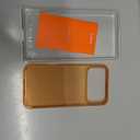 TORRAS for iPhone 17 Pro Max Case Crystal Orange, [Anti-Yellowing][Military-Grade Protection], Ultra Slim Anti-Scratch Back, Soft Bumper, Non-Slip Protective Phone Cover, Orange 6.9"