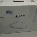 LEIVI Electric Bidet Toilet Seat with Auto Open & Close Lid, Digital LED Display, Heated Seat, Night Light, Bidet with Warm Water and Dryer, Elongated