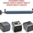 Transfer Platen Roller Kit Compatible with Zebra ZD420 ZD421 ZD620 ZD621 ZD220 ZD230 ZD888 Thermal Lable Barcode Printer (ZD420C ZD421C ZD420T ZD421T ZD620T ZD621T ZD621R ZD220T ZD230T ZD888T)