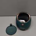 AIWE7D 0.4 Gallon Small Can Kitchen Garbage Can Mini Bathroom Cans with Lid Waste Basket for Office Bedroom Desktop Waste Bin (OD Green)