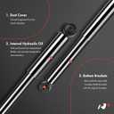 A-Premium Rear Pair (2) Shock Absorber Compatible with Mercedes-Benz W203 C-Class C230 02-05, C240/C320 01-05, C280/C350 06-07, C55 AMG 05-06, Rear LH & RH