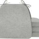 AAAAAcessories Chair Cushions for Dining Chairs, 17 x 16 x 2 in, Set of 4, 17x16x2"-4 Pack