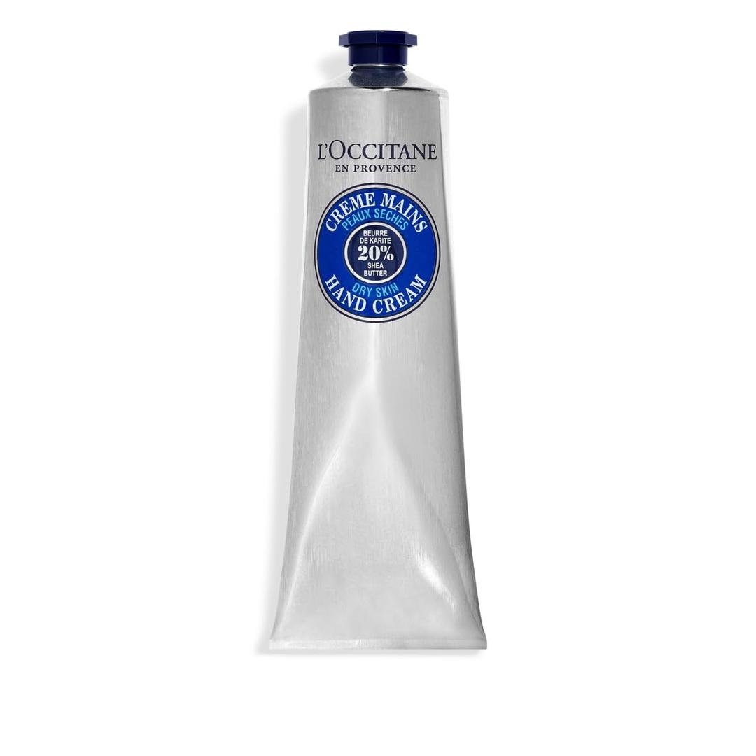 L'OCCITANE 20% Organic Shea Butter Hand Cream, Nourishes & Protects Dry Hands, Fast-Absorbing, Non-Greasy, Leaves Skin Moisturized & Soft, Vegan (5.1 Ounce (Pack of 1), Standard)