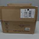 Ohniyou Ceiling Fans with Lights, 52'' Low Profile Ceiling Fan with Light and Remote/ APP Control, Modern Flush Mount Ceiling Fan for Indoor Bedroom Living Room, Dimmable, Qiuet DC Motor, White