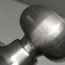 Copper Creek Colonial Passage Interior Door Knob  ANSI Grade-3 Certified, Modern Heavy Duty Handle, Easy Install and Reversible for Bedroom, Bathroom and Closets  Satin Stainless (1 Pack)