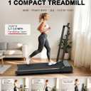 Walking Pad Treadmill 10% Incline, Foldable Handle, Under Desk Treadmill
3.0HP Quiet BLDC Drive Walking Pad, 1-5 MPH Speed, 300 lbs Capacity, LED Display, Portable Treadmill for Home