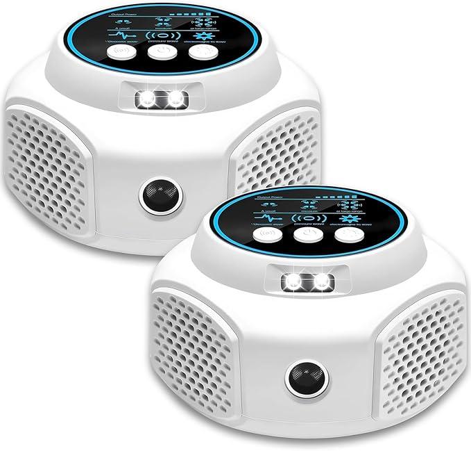 Mouse Deterrent Sonic Mouse Repellent Plug in with 4 Modes Mouse Repellent Indoor Ultrasonic Mice Repellent for Attic House Warehouse Garage Basement Rodent Repellent Ultrasonic Plug