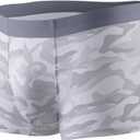 Arjen Kroos Men's Boxer Briefs - Silky Breathable Underwear for Men, Comfortable Tagless Cool Mens Trunks, White L (Gray, L)