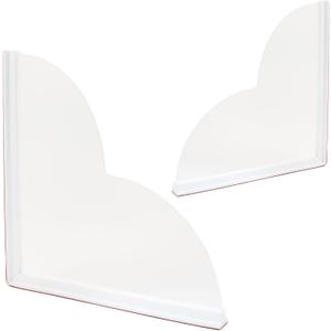 2pcs Shower Splash Guard, Large Water Splash Guard for Bathtub Corner, Keep Water in Shower or Bath (9.25" x 9.25")